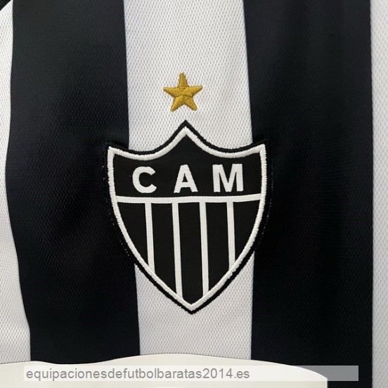 Nuevo 1ª Camiseta Atletico Mineiro Retro 2003 Blanco Negro Baratas